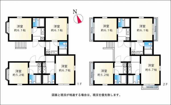 栗谷　東ＡＰ間取り