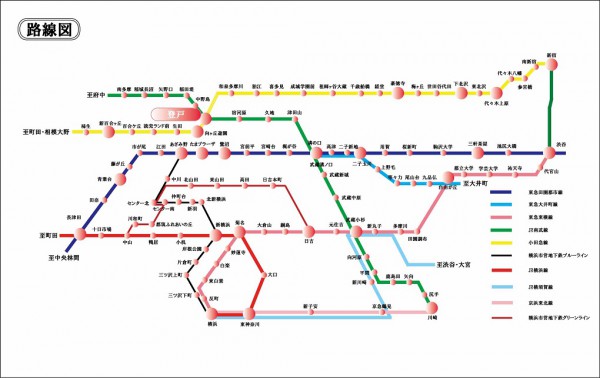 路線図 （登戸駅）