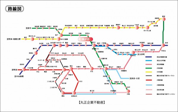 路線図 （梶ヶ谷）