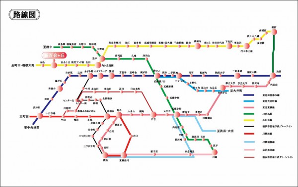 路線図 （新百合ヶ丘駅）